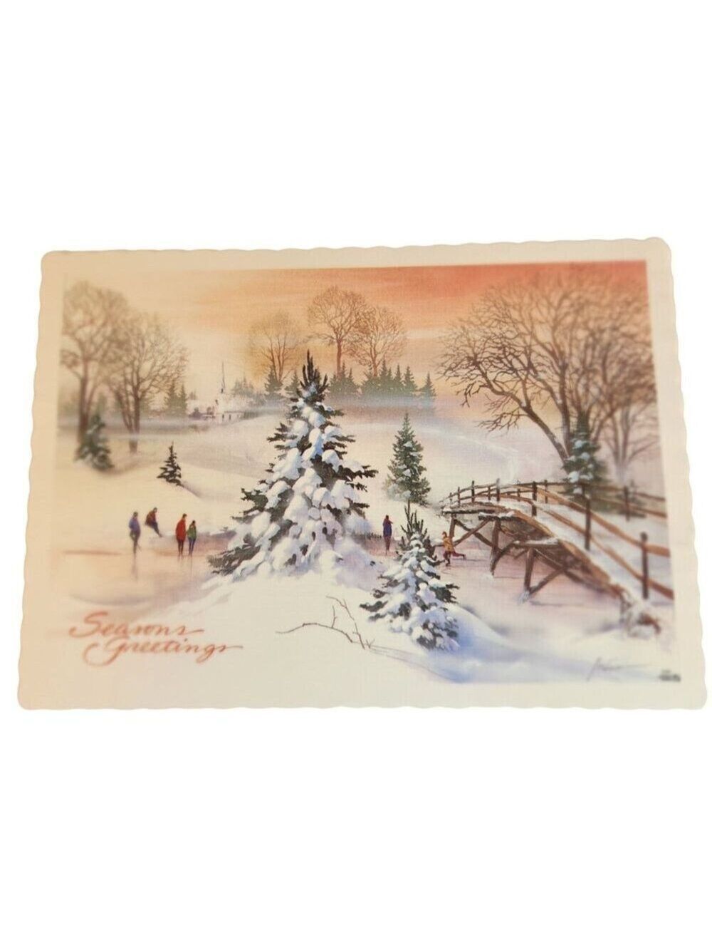 Vintage Winter Wonderland Holiday Paper Placemats